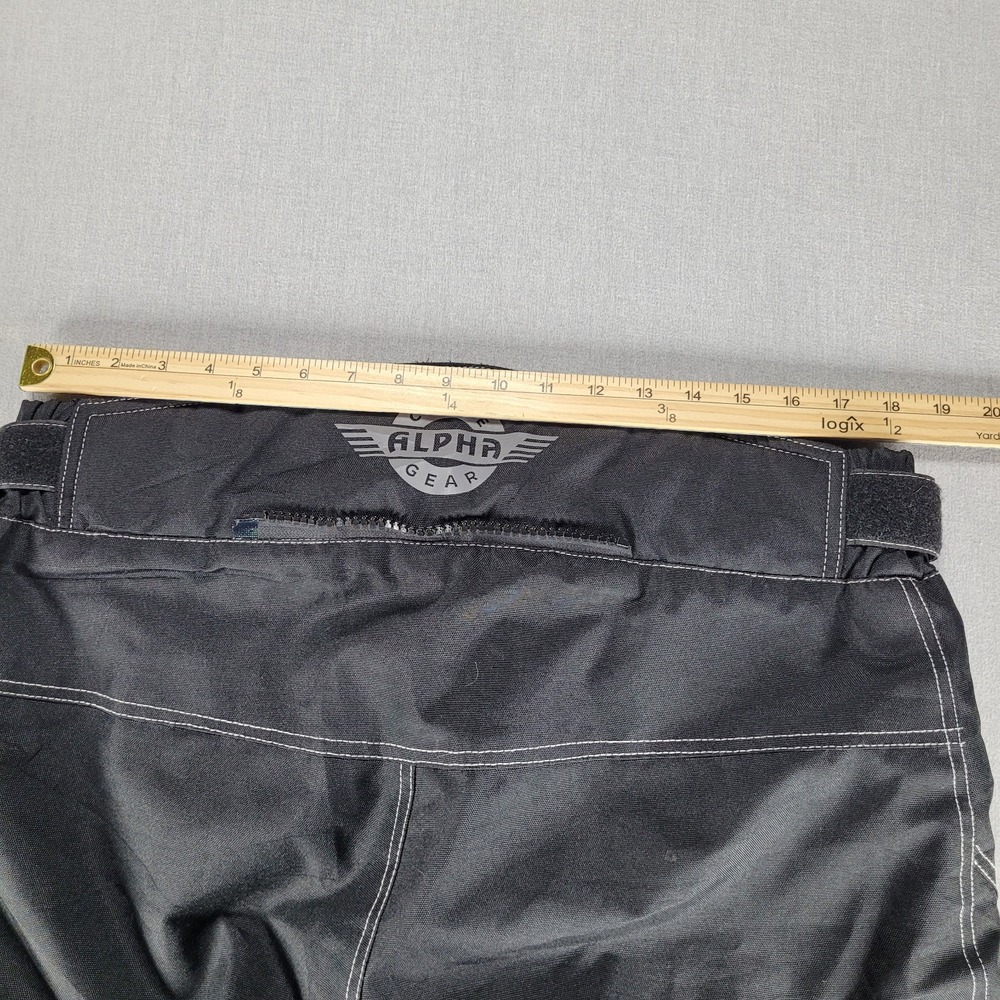 Alpha Cycle Gear Motorcycle Cargo Pants 38x32 Black - Picture 8 of 9